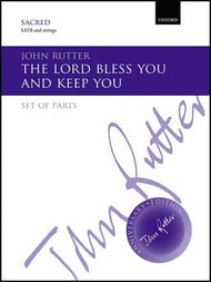 The Lord Bless You and Keep You Instrumental Parts choral sheet music cover